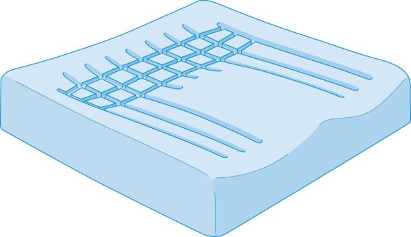 Anti-Dekubitus-Sitzkissen Viscoflex bis Grad II